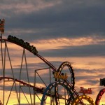 Abendhimmel am Sonntag 20. April am Frühlingsfest