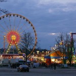 Abendhimmel am Sonntag 20. April am Frühlingsfest