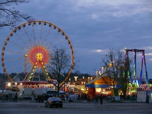 Abendhimmel am Sonntag 20. April am Frühlingsfest