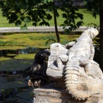 Brunnen und Teich Villa Bosch