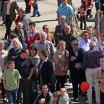 Blick zum Maibaum