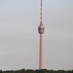 Der Fernsehturm in der Abendsonne