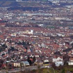 Gablenberg vom Fernsehturm aus gesehen