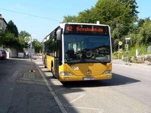 Ersatzhaltestelle Bus Linie 42