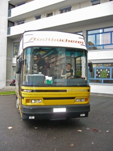 Moritz Bücherbus der Stadtbücherei Stgt Ost