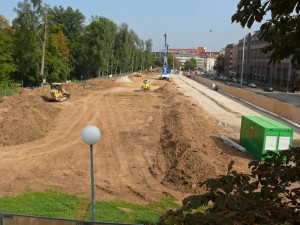 Baustelle Willy-Brandt-Straße