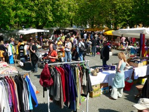 Studentenflohmarkt am Karlsplatz