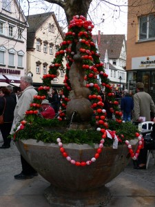 Osterbrunnen in Bad Cannstatt