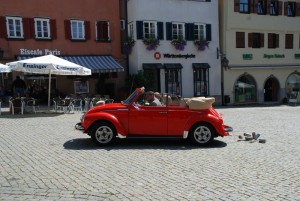 Noch ne Ehrenrunde auf dem Marktplatz