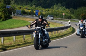 An diesem Wochenede versammel sich die Motorradfahrer