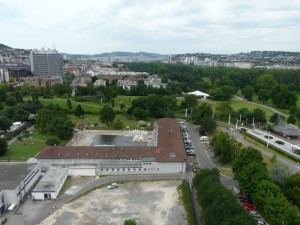 S Berg, Bauplatz beim Mineralbad Berg