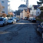 Haußmannstraße, für was Asphalt, Kopfsteinpflaster hält länger