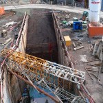 Baustelle neuer Stadtbahntunnel