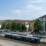 Gleisanlage Untertürkheim beim ehm. Eszet-Gebäude