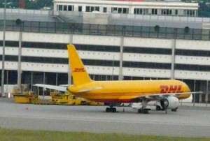 DHL-Flugzeug