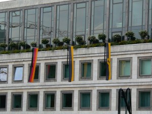 Trauerbeflaggung am Stuttgarter Rathaus