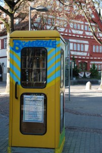 Telefon--Bücherzelle