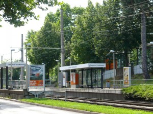 SSB-Haltestelle-Wagener-, Landhausstraße