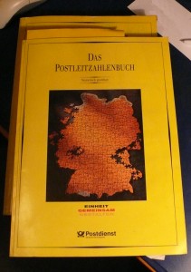 Postleitzahlenbuch