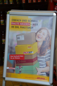 DHL-Plakat