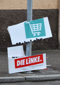 K-Beschädigte-Wahlplakate