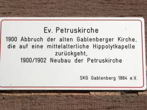 K-Petruskirche-Gab-Schild