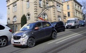 smart forrail Erprobungsfahrzeug (1. April)