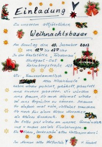 Weihnachtsbasar